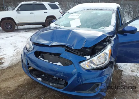 2017 Hyundai Accent Se from USA, damaged, VIN KMHCT4AE8HU205555